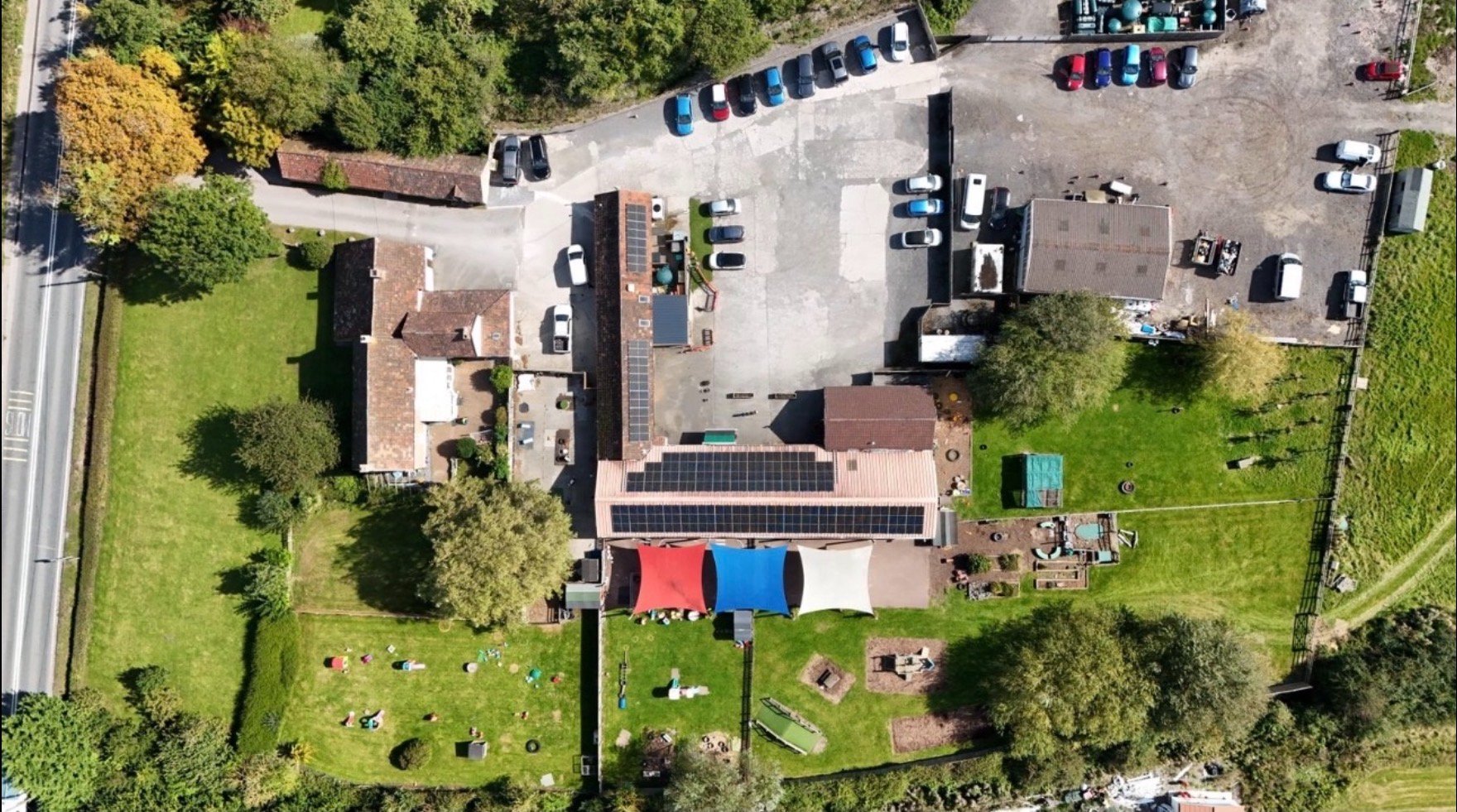 50kW solar and battery installation in Highbridge