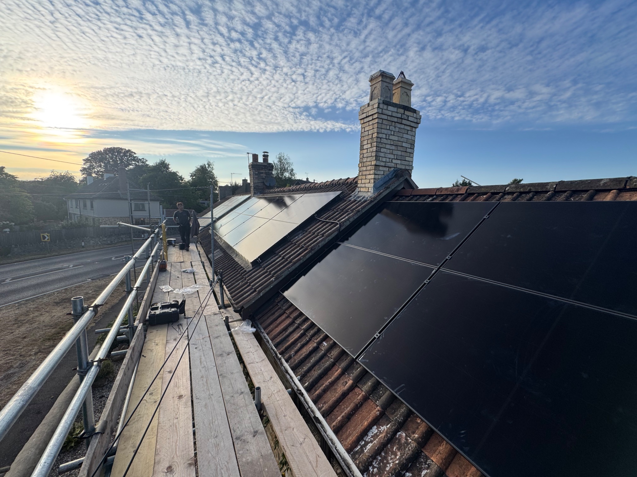 Solar and battery installation in Ilminster
