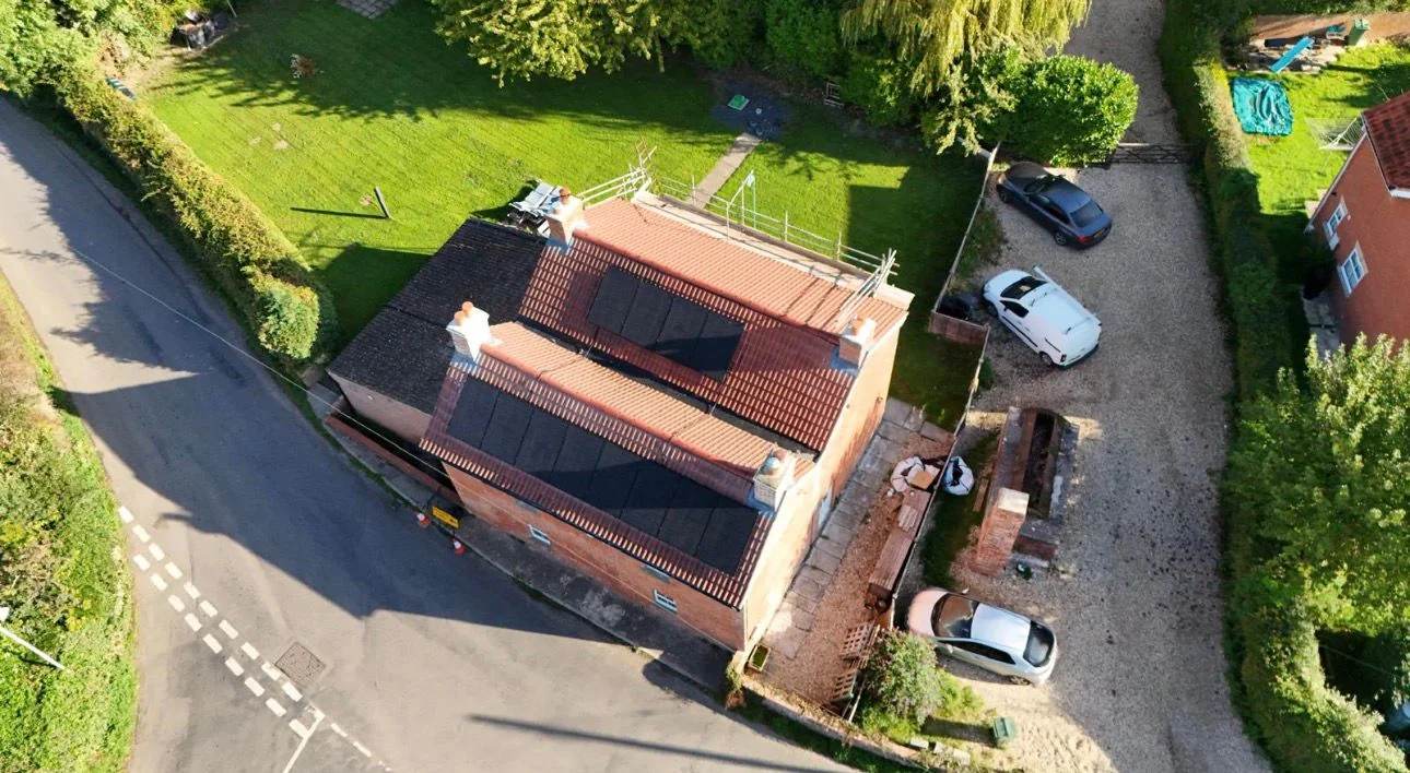 Totum Renewables solar installation site in Somerset